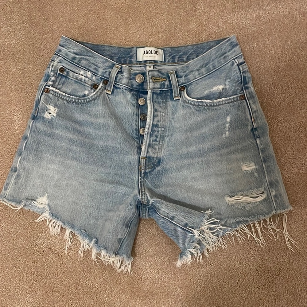 Agolde Parker Long Shorts. Size 24. Worn a just a few times.